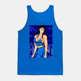 Hitomi Kisugi (Cat's Eye) Cityscape Tank Top